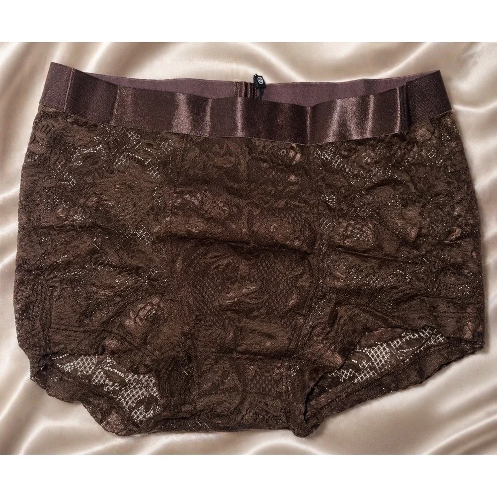 Cosabella Never Say Never‎ Lace Classic Trunk Boxer Brief NWT Size Small